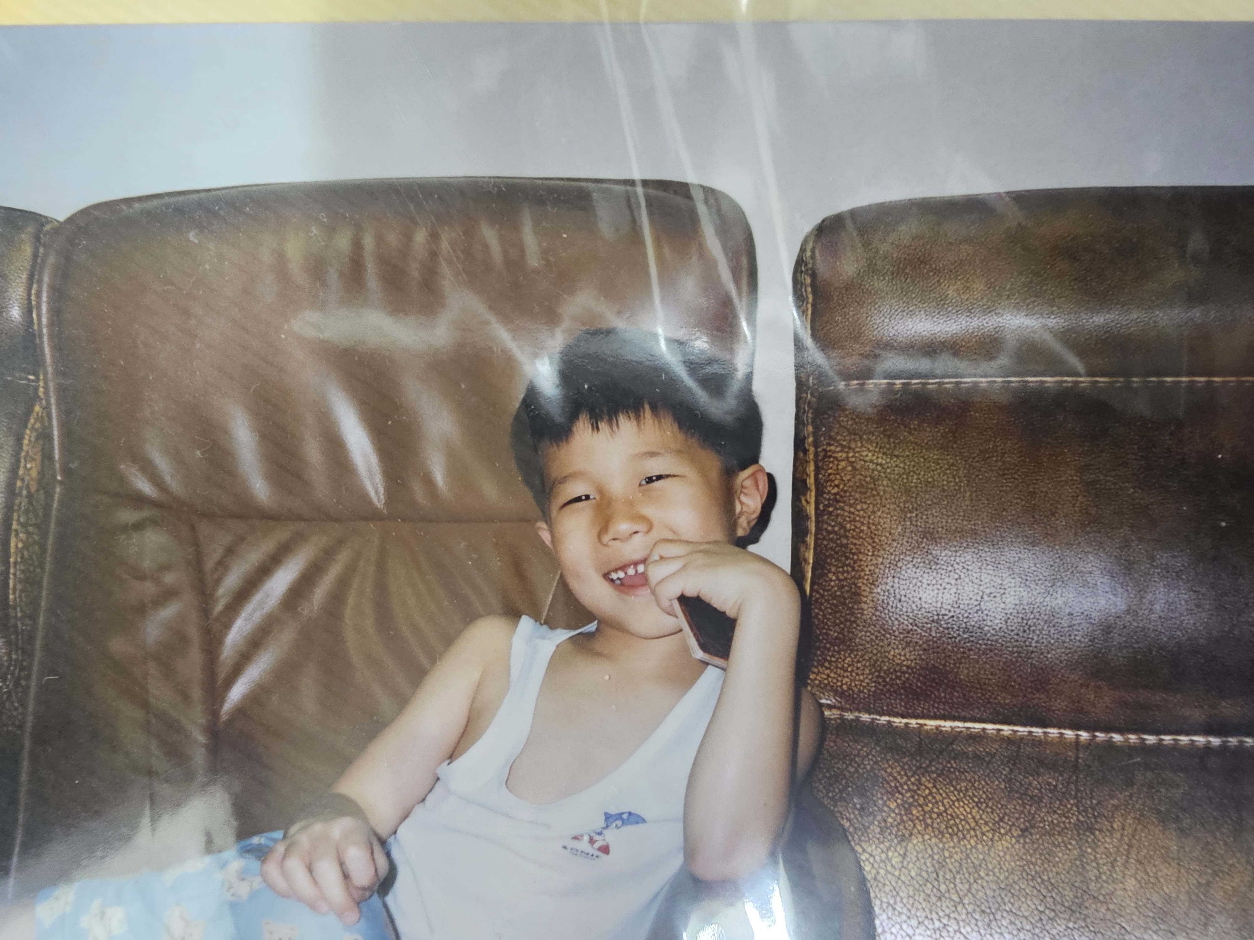 귀여운 어린 시절의 추억